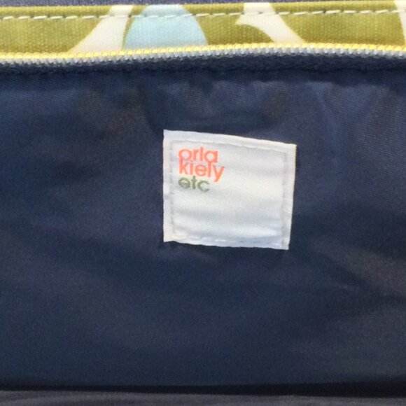 Orla Keily Cosmetic Makeup Bag Floral Pattern 2 Zippers Multicolor - Picture 5 of 9